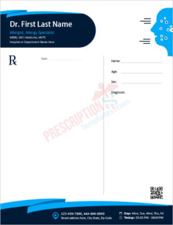 printable prescription pads