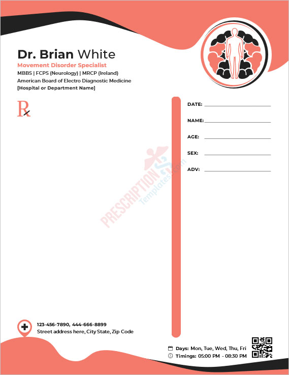 11 Best Free Prescription Templates For Neurologists In Ms Word 5291